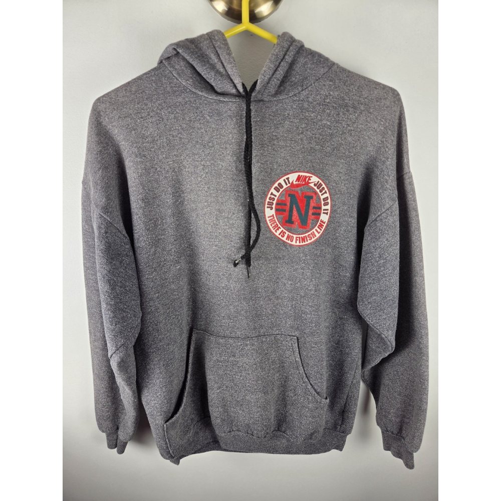 NIKE Vintage Hoodies 90's Gray Men Long Sleeves Medium Made in Canada Pre-Owned
